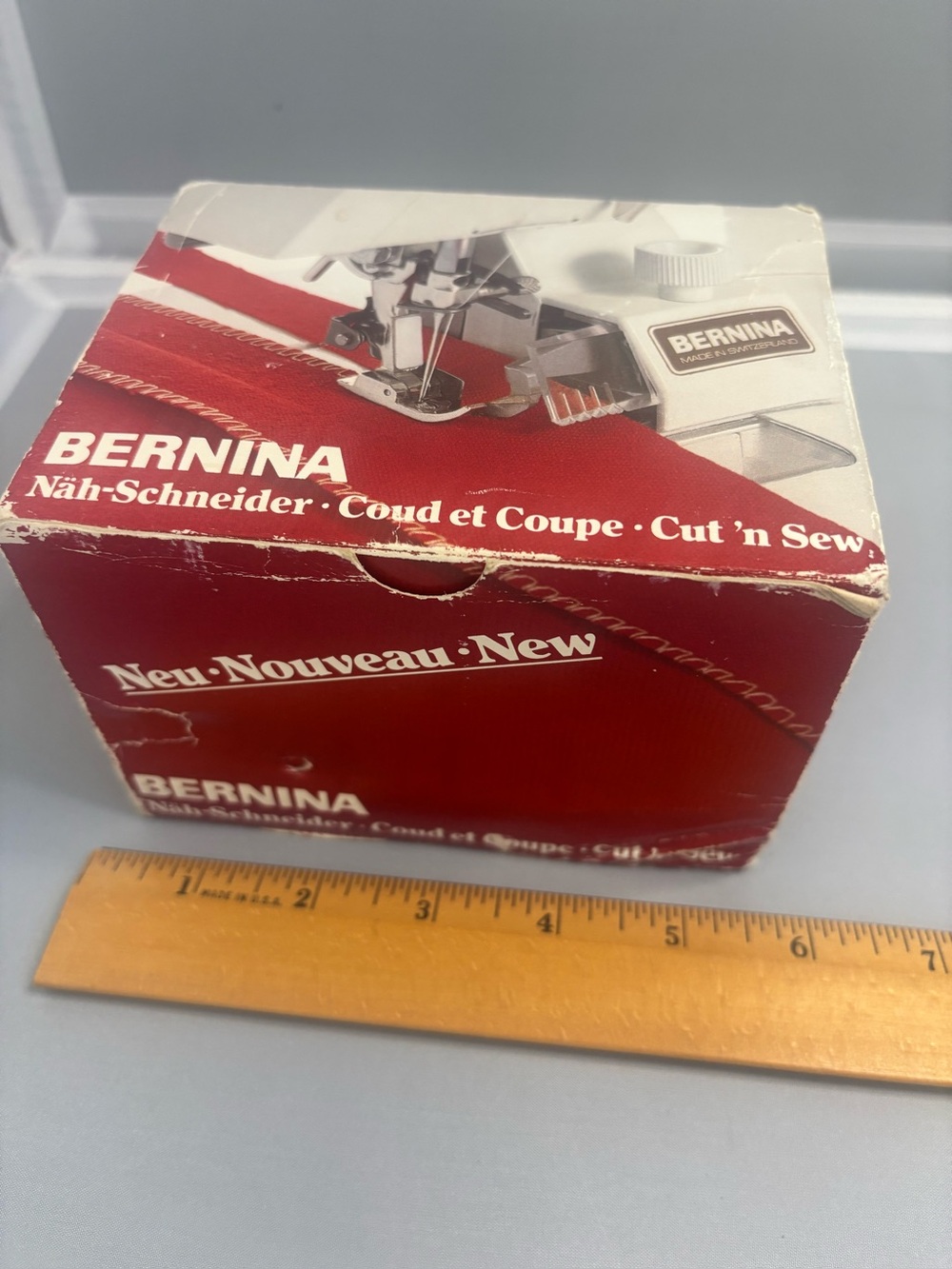 Bernina Cut 'n Sew Sewing Machine Attachment with Box